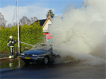 Prio 1 Brand Wegvervoer Auto Piterpolle Twijzel